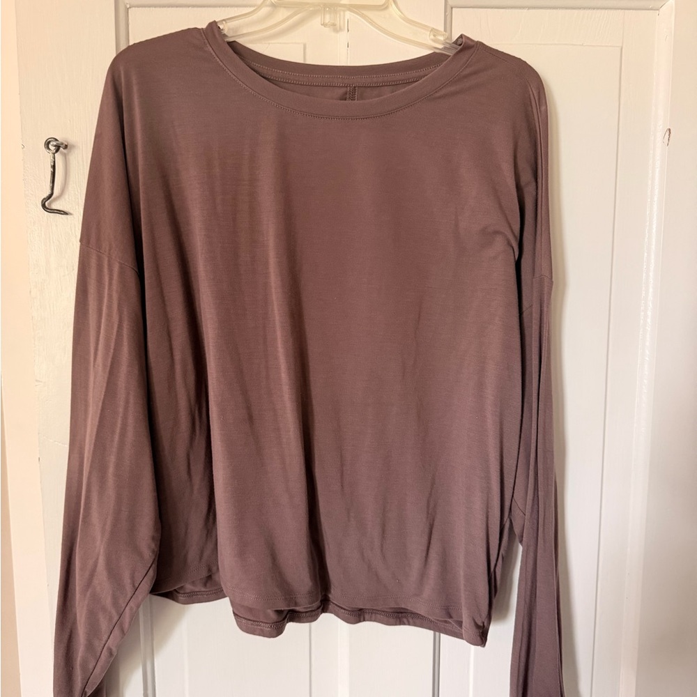 Women's Mauve Long Sleeve Top
